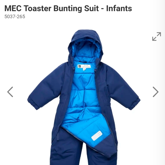 MEC toaster suit SNOWSUIT